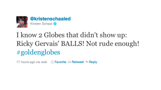 Illustration for article titled Ricky Gervais Arms Himself Against Beliebers